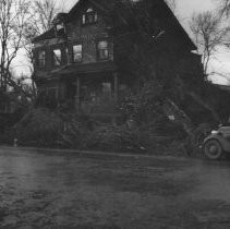 Wind storm damage in 1938