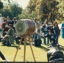 Tule Lake Linkville Cemetery Project 1989: Mark Miyoshi and Taiko Performers