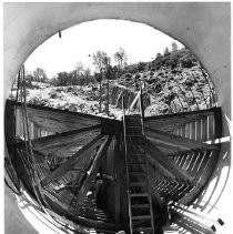 Diversion tunnel of the the New Melones Dam project