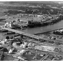 Although used quite often, these are unused angles of the new W-X Streets Bridge, Pioneer Bridge. All are taken from the Yolo side, except the general view which looks northwest from the Sacramento side