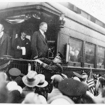 Herbert Hoover Visits Sacramento