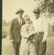 Charles and Lucile Haslam with Fred