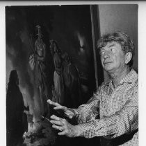 The actor Sterling Holloway, perhaps best known for his voice work for Walt Disney Corp., who was in Sacramento to appear at the Music Circus in "A Funny Thing Happened on the Way to the Forum"