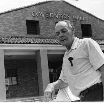 View of the Governor's Hall at the old State Fair Grounds on Stockton Blvd