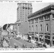 J Street looking West from 11th Street