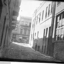 Alley next to Pioneer Telegraph Company