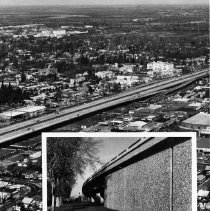 Aggregate Walls of Elevated Freeway On-Ramp