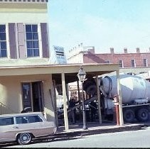 Old Sacramento. Old Sacramento. View of the Democratic State Journal building on Second Street