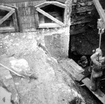 Construction of Head Dam, Folsom