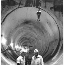 Diversion tunnel of the the New Melones Dam project