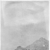 Flood Building burning from windows on left, 5 A.M. 19th [April 1906]