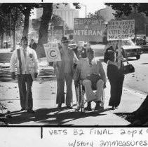 Demonstrators march to protest limitations in Ballot Measure C