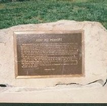 Walerga Park Plaque Dedication: Inscription upon Monument