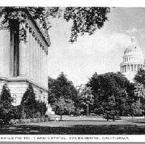 "State Office Building No. 1 and Capitol"