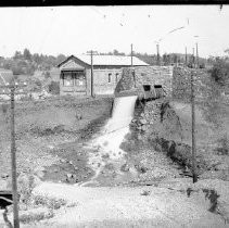 Folsom power plant water spill way