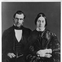 Wedding Portrait of Leland and Jane Stanford