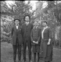 Portrait of a Family outdoors