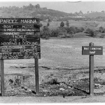 Pardee Marina sign