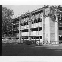 Exterior view of new California State Office Buildings under construction