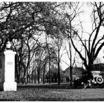 View of the entrance to Bidwell Park in Chico, CA