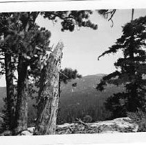 View from Monument Ridge neat Lake Tahoe