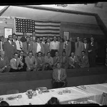 A group of men on a stage