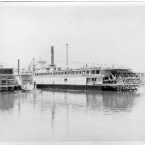 Southern Pacific Steamer "Apache" underway on the Sacramento River