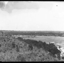 Views of dredger fields looking southwest, probably Sailor Bar in Fair Oaks