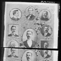 Scottish Rite portraits of members of an unidentified lodge
