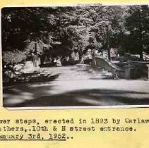 Stone steps at 10th & N streets