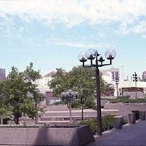 View of the Downtown Plaza on K Street also known as the K Street Mall