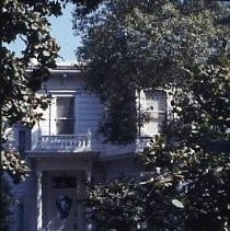 View of a two story Victorian House