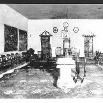 Fraternal organization meeting room