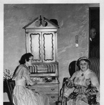 Two Women in 19th Century Costume