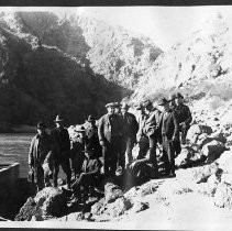 "'The Party' about to embark for a trip through Boulder Canyon."
