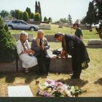 Tule Lake Linkville Cemetery Project 1989: Three Religious Figures