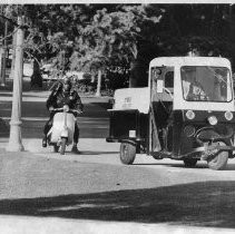 View of the new security for the California State Capitol and the park that surrounds it