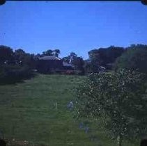 Slides of California Historical Sites. House on a hill