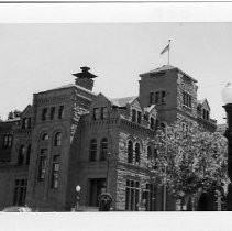 Post Office with remodeled roof