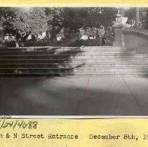 Stone stairs in Capitol Park