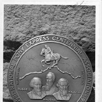 Pony Express Plaque