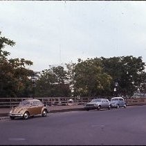 Old Sacramento and view of the Republic Parking lot at Front and L Streets