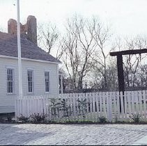 Old Sacramento.View of the Old School House Museum on the west side of Front at L Streets