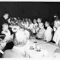 Banquet for the riders of the "re-run" of the Pony Express