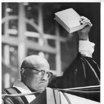 Dr. Martin Luther King, Sr., preaching in Sacramento at the Fremont Presbyterial Church