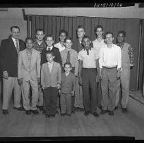 A group of unidentified boys