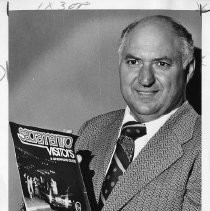 Martin Cracchido, publisher of "Sacramento Visitors and Shopping Guide shows off his latest magazine