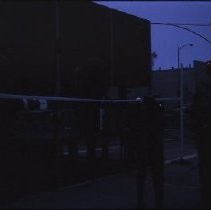 View of the redevelopment district before demolition of the buildings