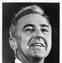 Presidential candidate Eugene McCarthy, head shot, formal portrait