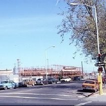 Three dimensional models of the new Public Safety Garage Facility under construction for the Sacramento Police Department on 5th Street